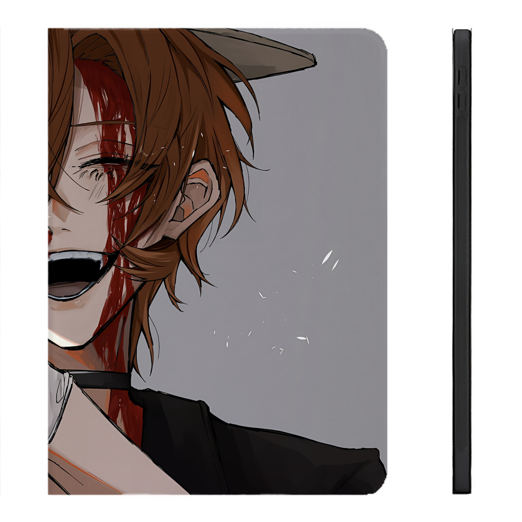 （画像用） 文豪ストレイドッグス Bungo Stray Dogs IPadケース ペンホルダー付き ブックスタイルデザイン